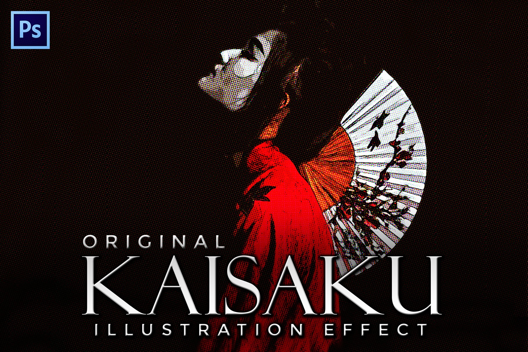 Kaisaku Halftone Illustration Effectcover image.