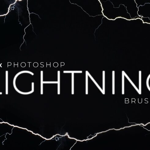20 Photoshop Lightning Brushescover image.