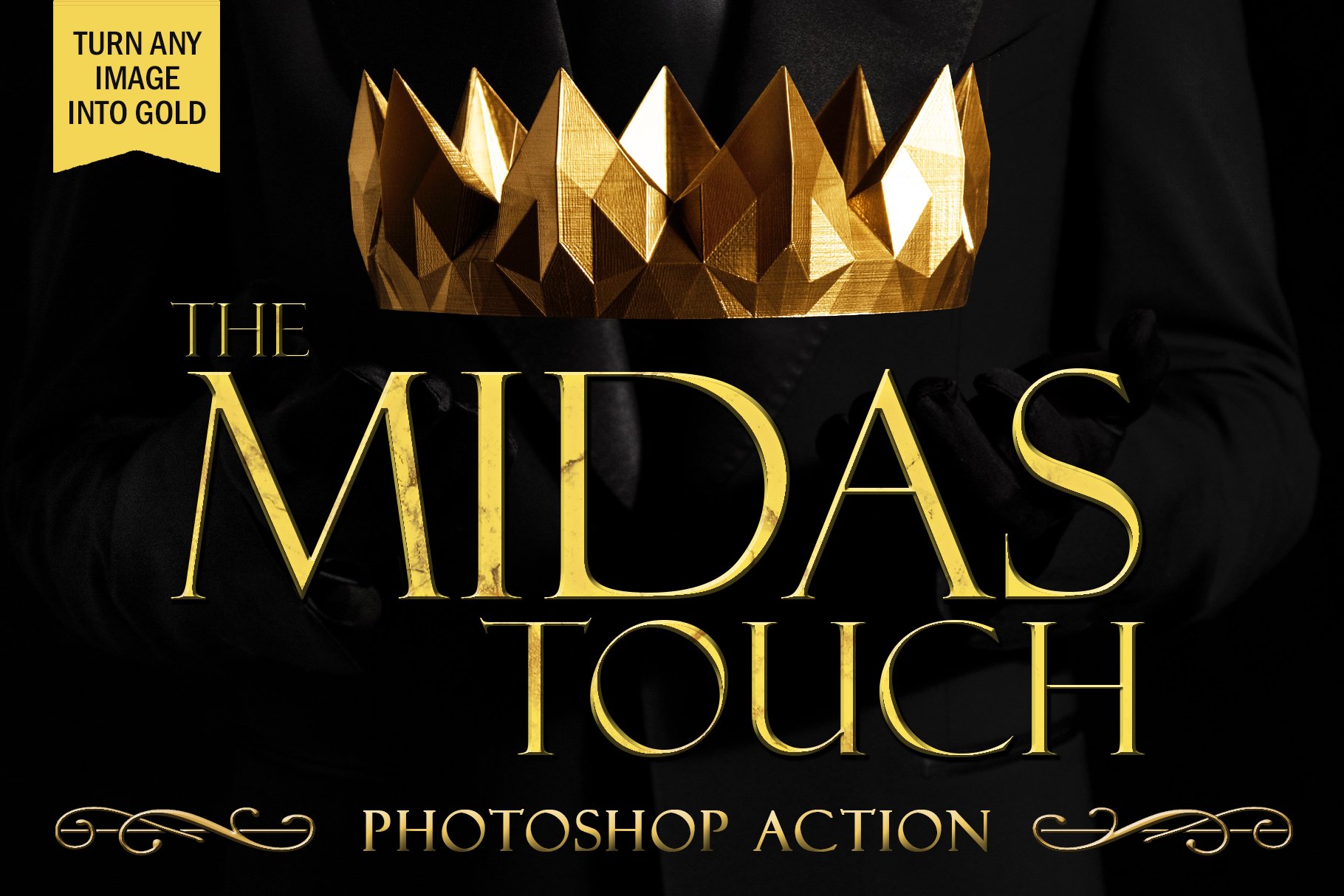 The Midas Touch Photoshop Actioncover image.