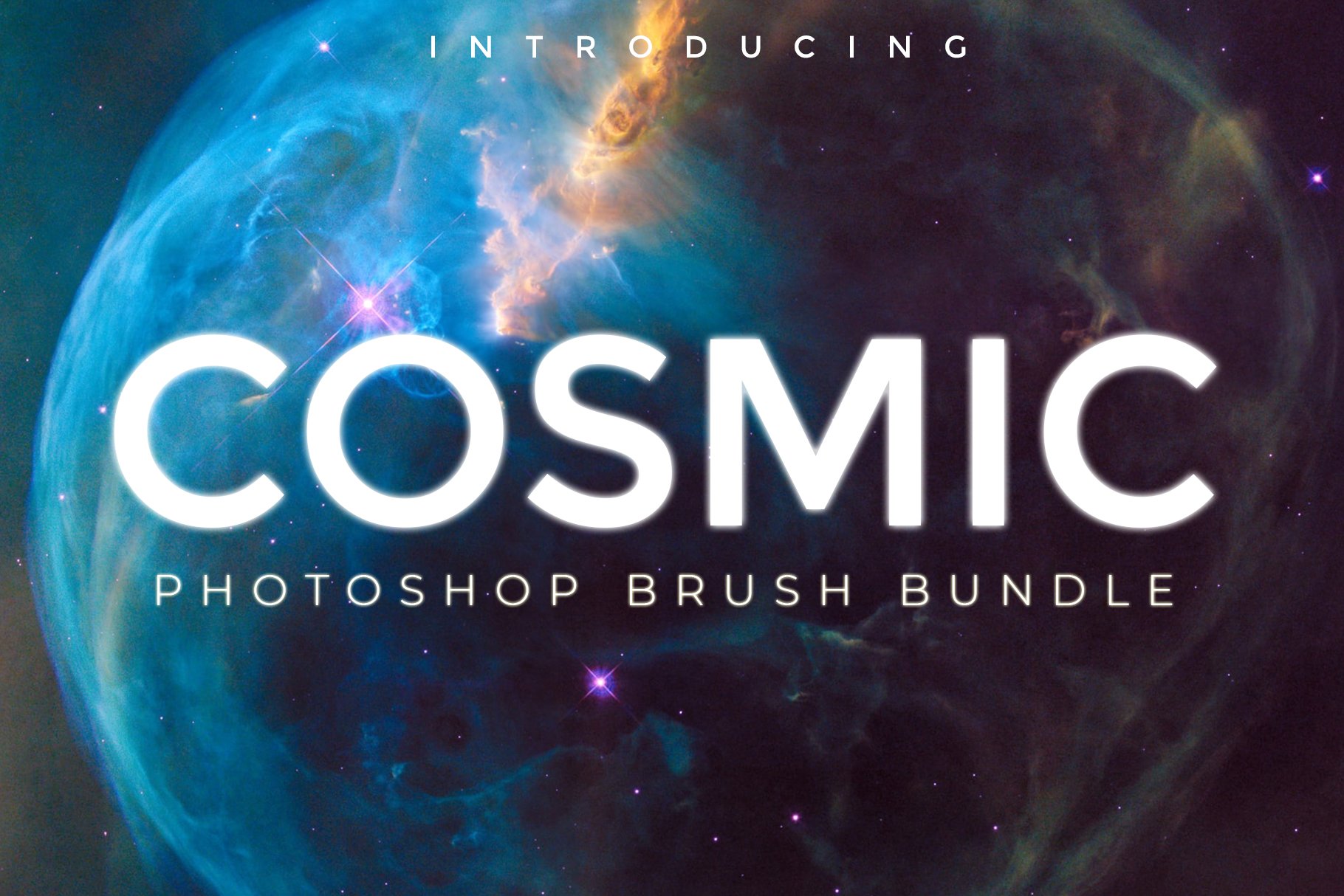 Cosmic Photoshop Brush Bundlecover image.