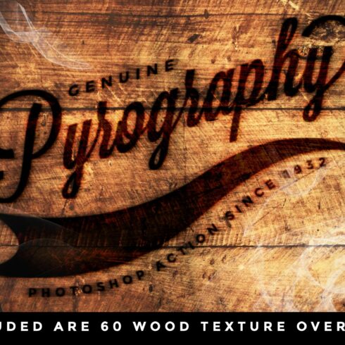 The Pyrography Photoshop Actioncover image.