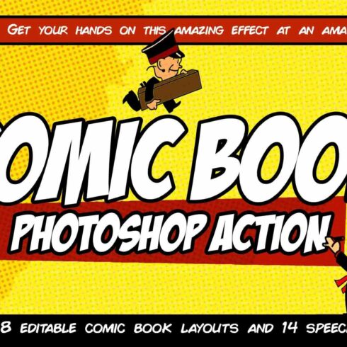 Comic Book Photoshop Action Kitcover image.