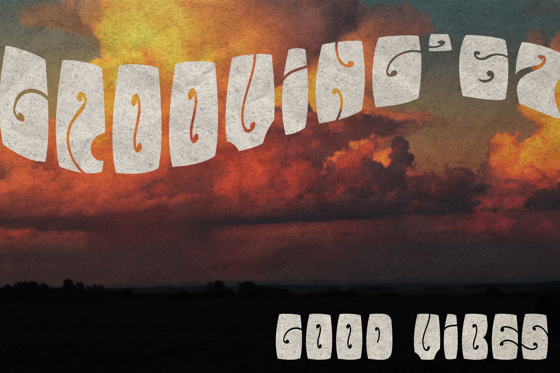 The Lucid Dreamer font preview image.
