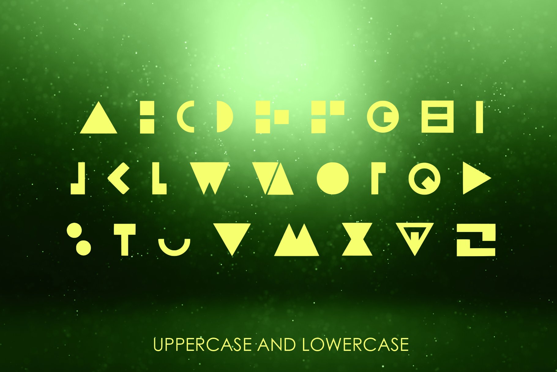 NOVA - An Alien Language Typeface preview image.