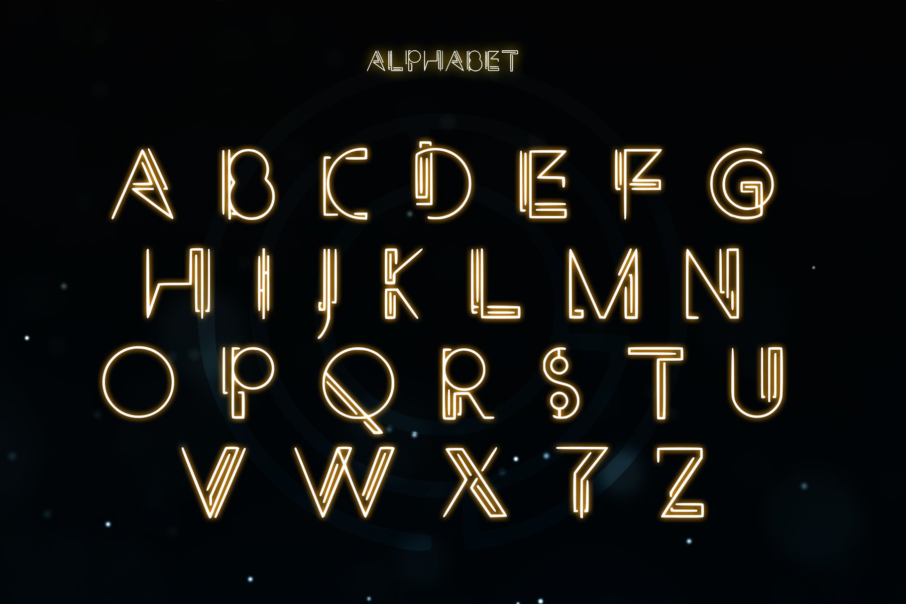 MAZE - A Technical Typeface preview image.