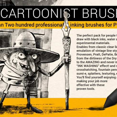 The Cartoonist Brushescover image.