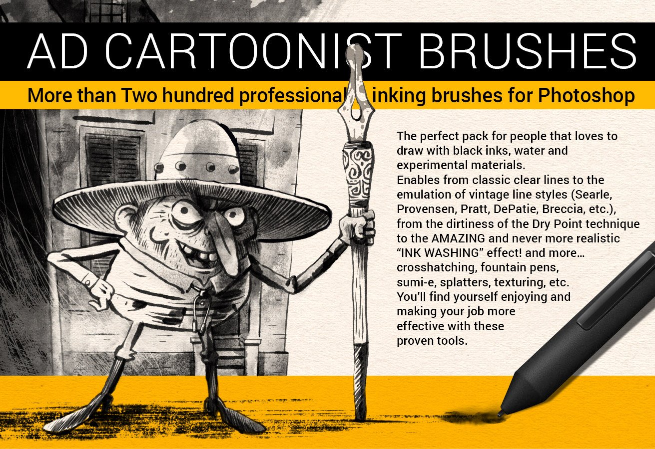 The Cartoonist Brushescover image.