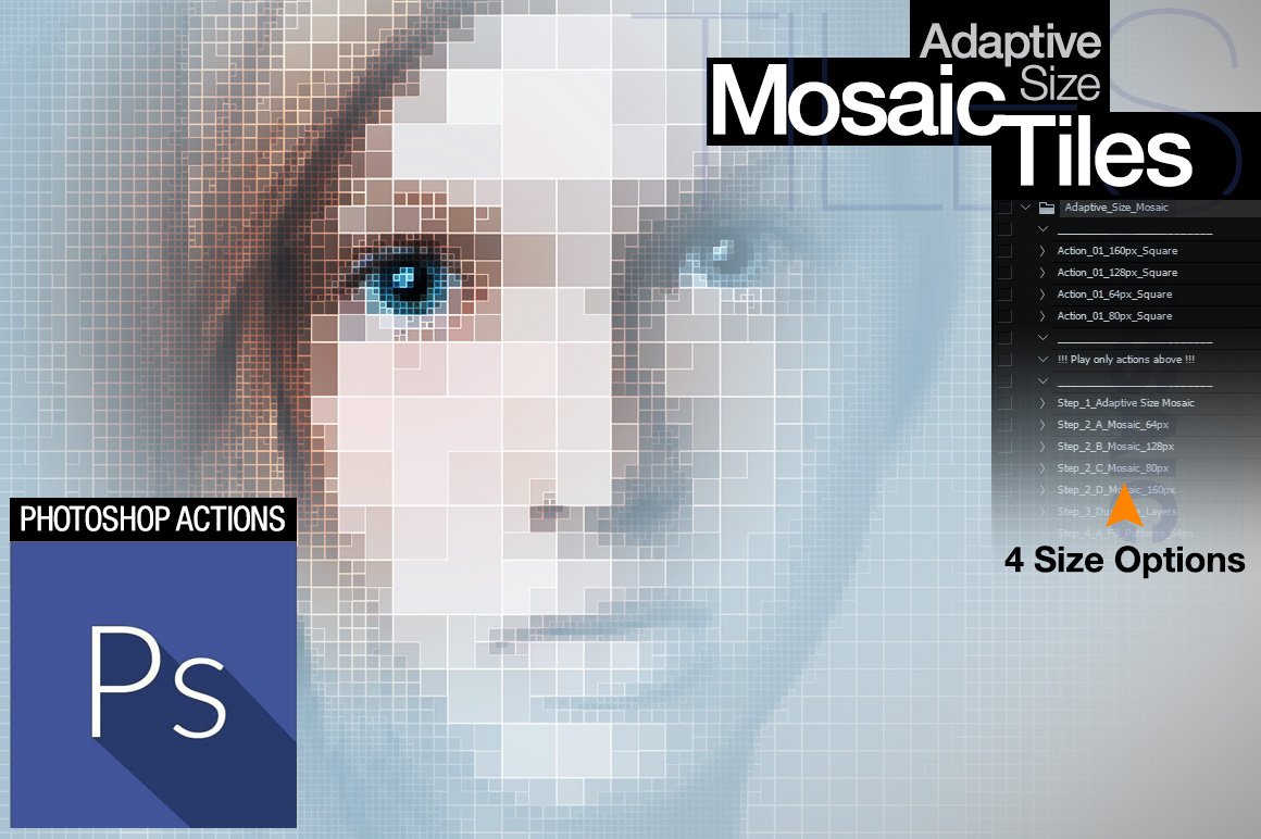 Adaptive Size Mosaic Tilespreview image.