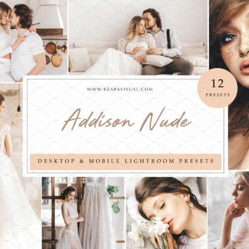 12 x Lightroom Presets, Addison Nudecover image.