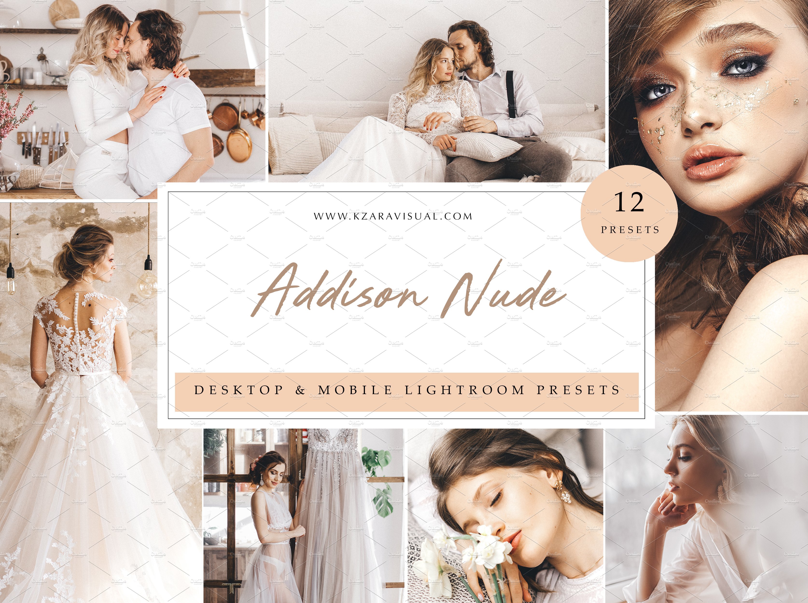 12 x Lightroom Presets, Addison Nudecover image.