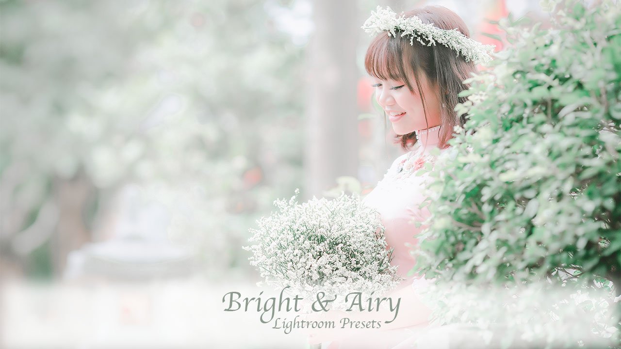 40 Bright & Airy Lightroom Presetscover image.