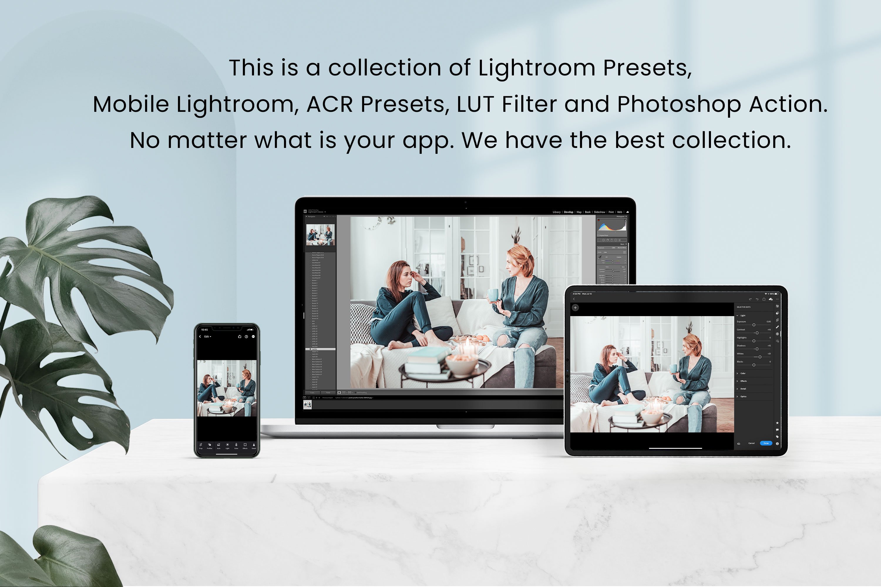 Aesthetic Lightroom Photoshop LUTspreview image.