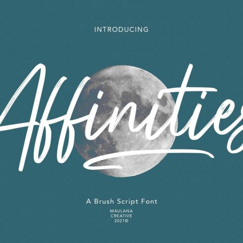 Affinities Brush Script Font cover image.