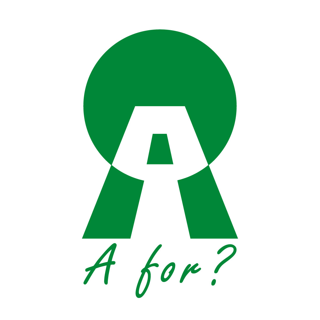 A For - TShirt Print Design cover image.