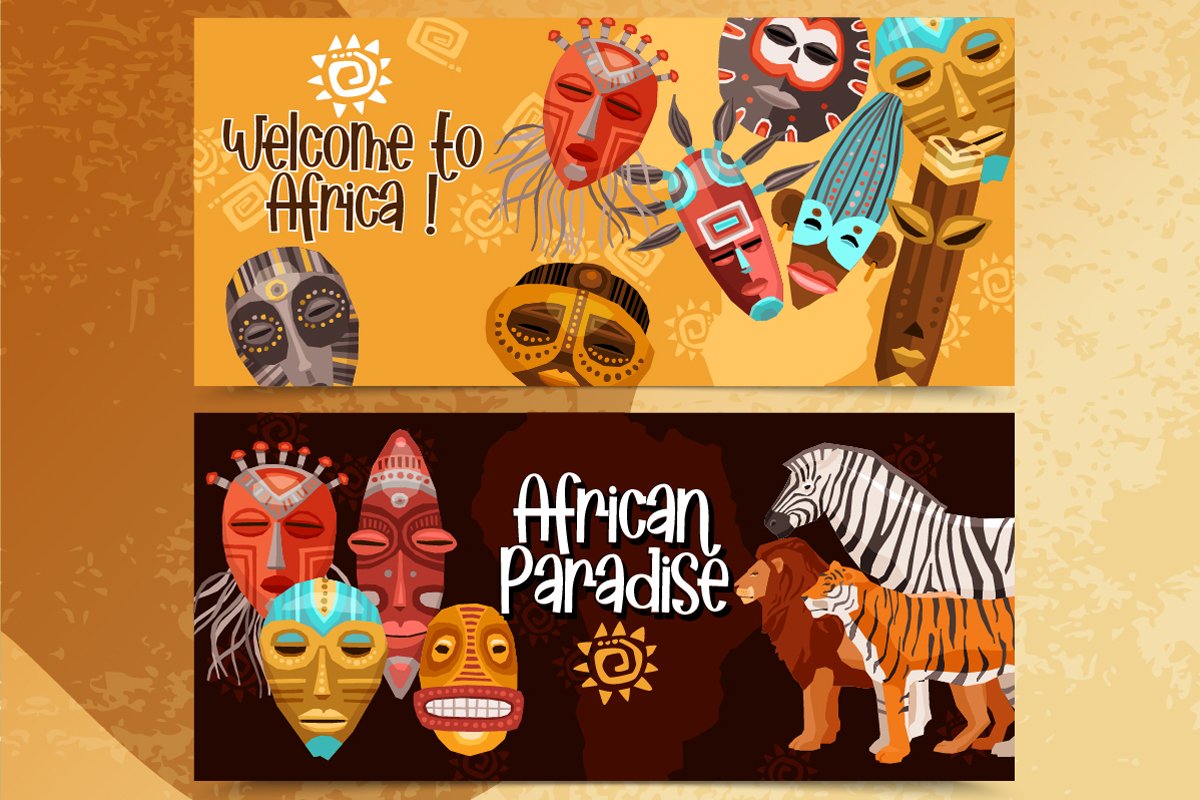 african paradise display font 02 451