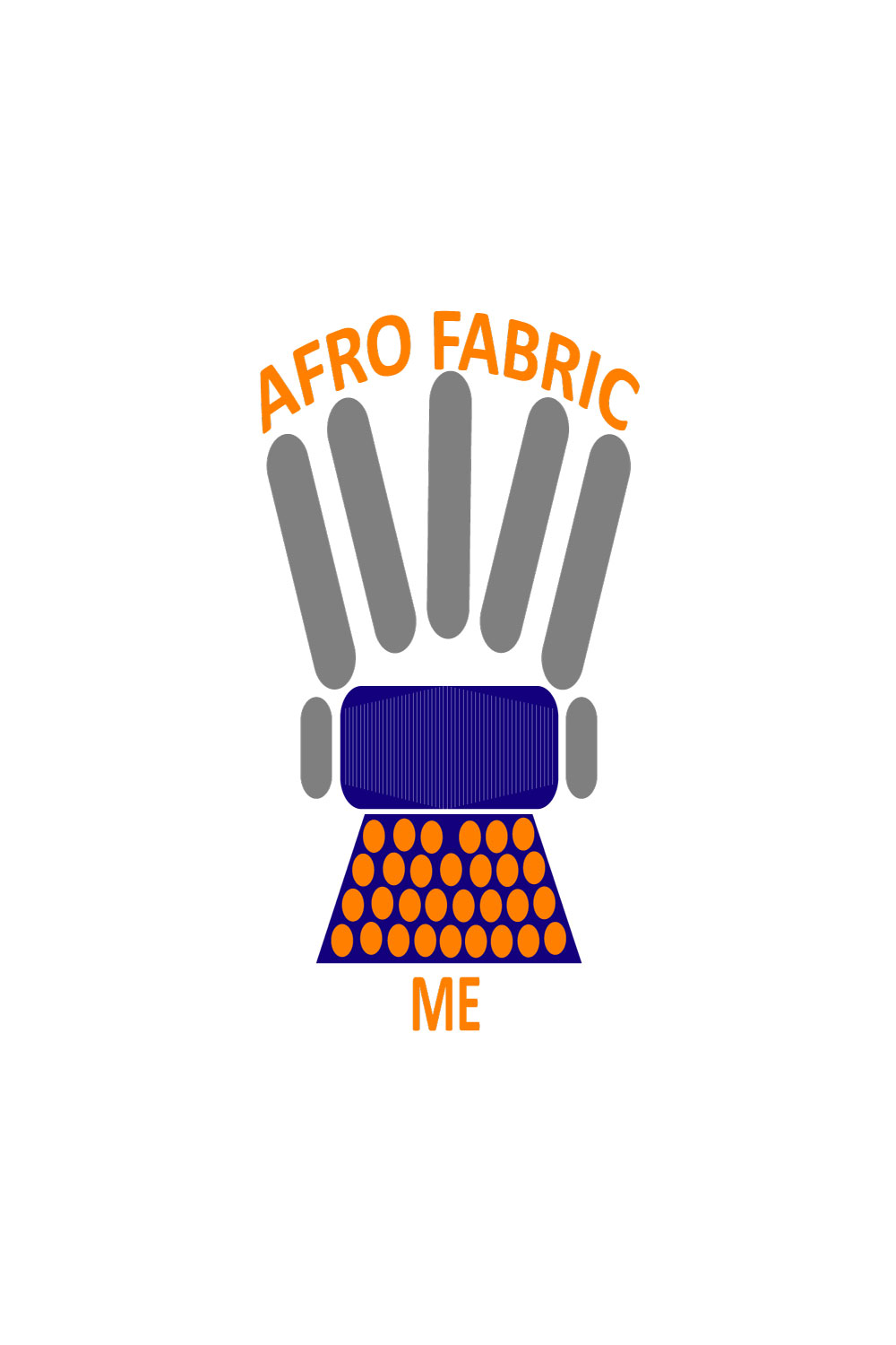 Afro Fabric - TShirt Design pinterest preview image.