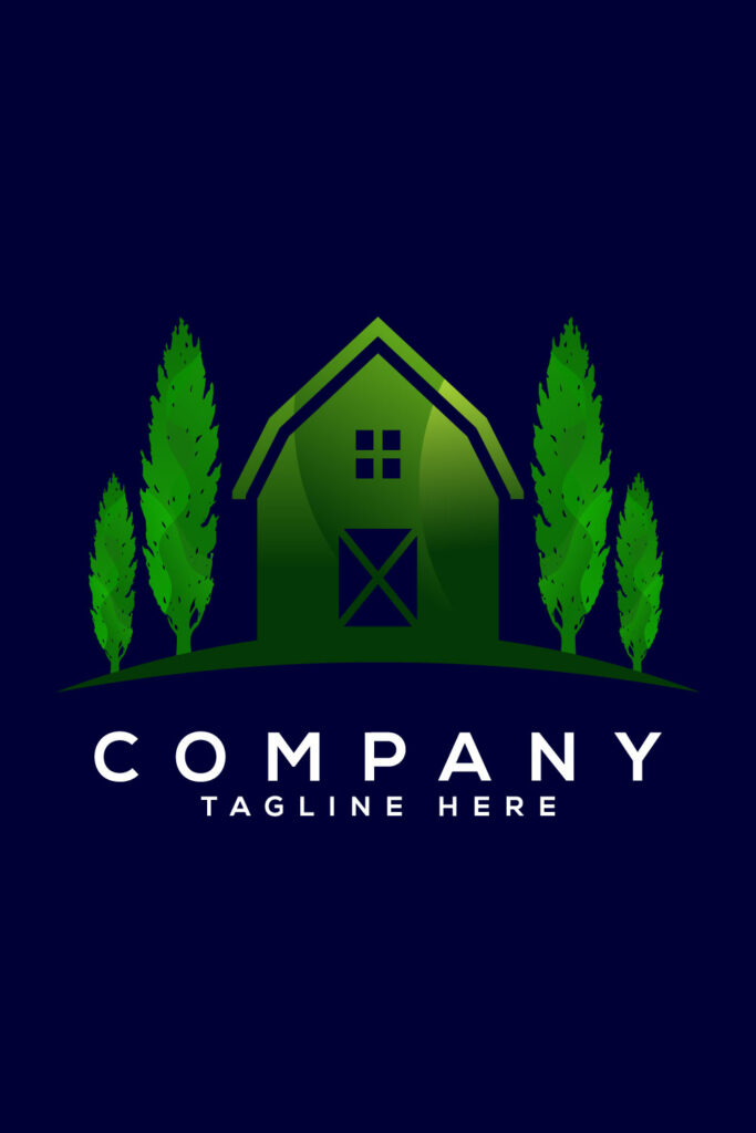 Farmhouse concept logo Template, Agriculture icon sign symbol ...
