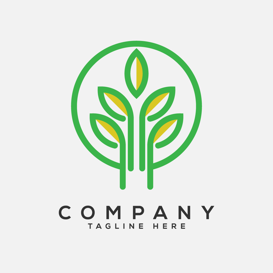 Wheat Ears Icon and Logo For Identity Style of Natural Product Company and Farm Company Agricultural symbols preview image.