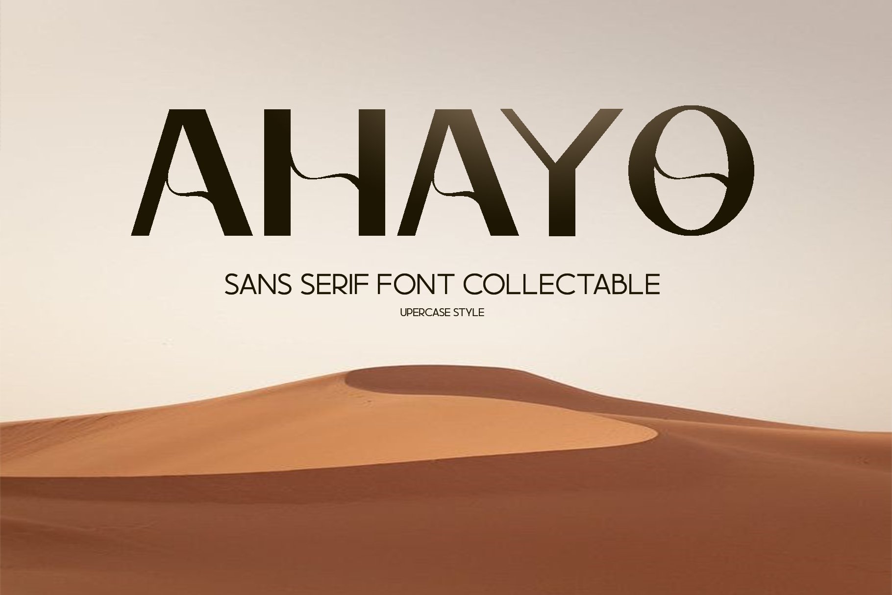 Ahayo -  Classy Elegant Font cover image.