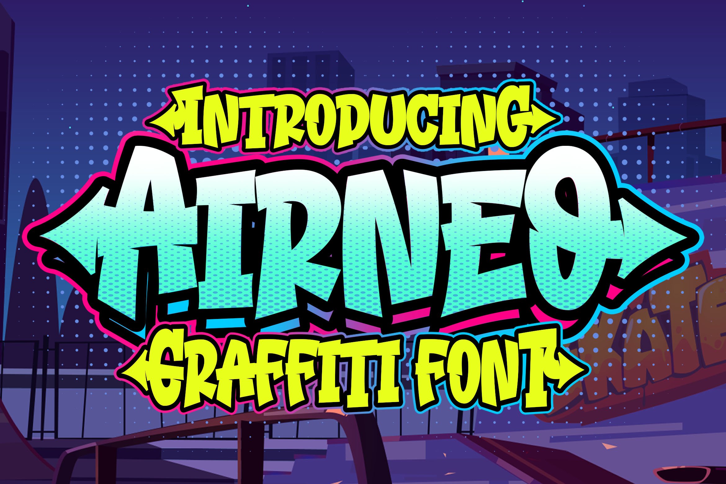 Airneo - Graffiti Font cover image.