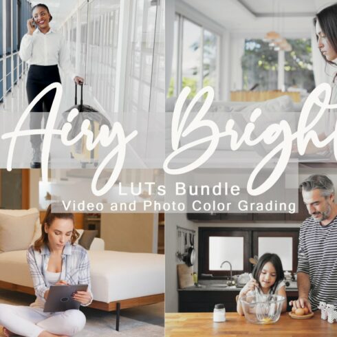 Airy Bright LUTs Bundlecover image.