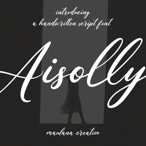 Aisollya Beauty Script Font cover image.