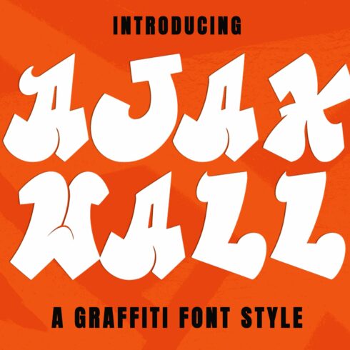 AjaxWall - Graffiti Font cover image.