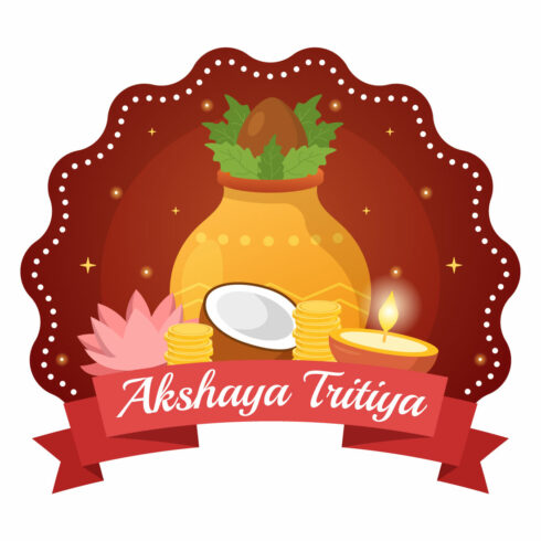16 Akshaya Tritiya Festival Illustration cover image.