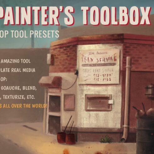 AD Painter's Toolbox (PS CS6+)cover image.