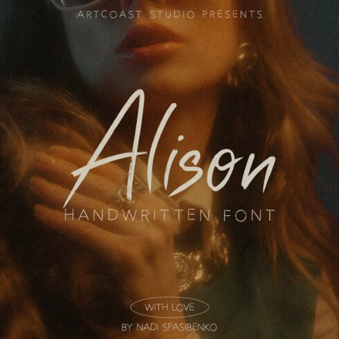 Alison Handwritten Font Duo cover image.