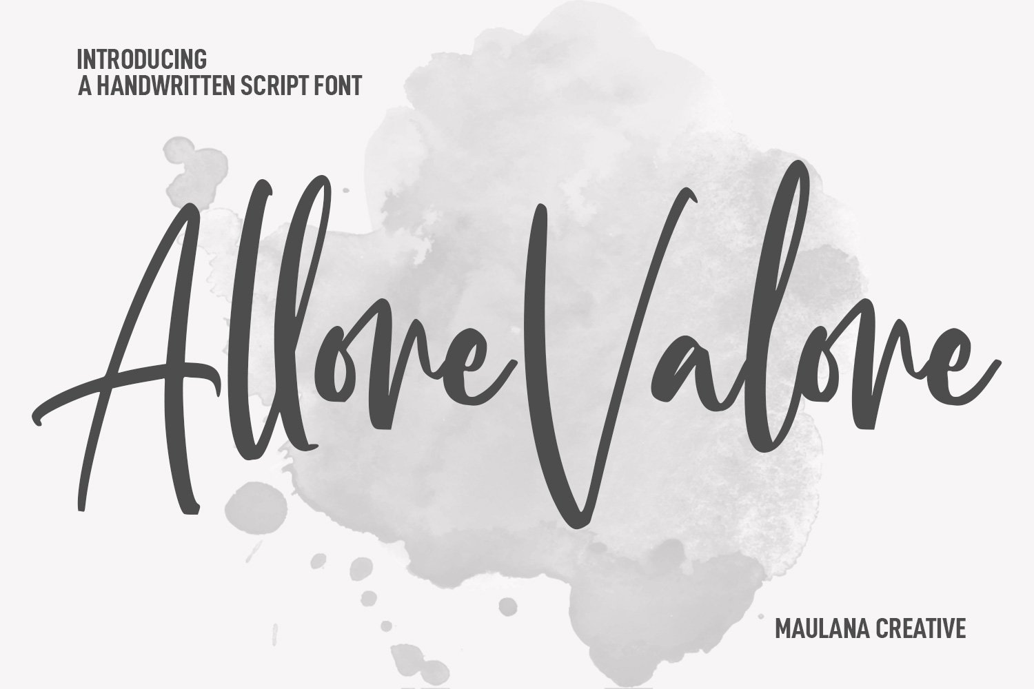 Allore Valore Script Font cover image.