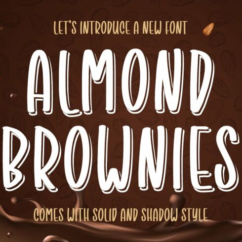 Almond Brownies - Playful & Fun Font cover image.