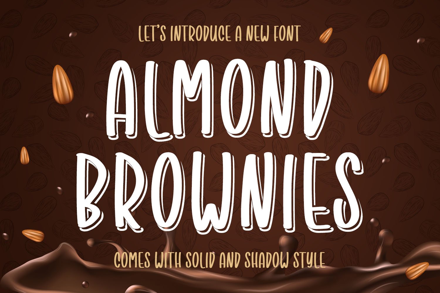 Almond Brownies - Playful & Fun Font cover image.