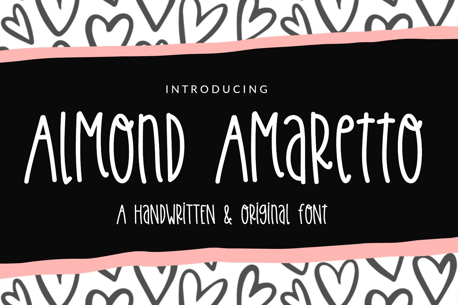 Almond Amaretto Handwritten Font cover image.