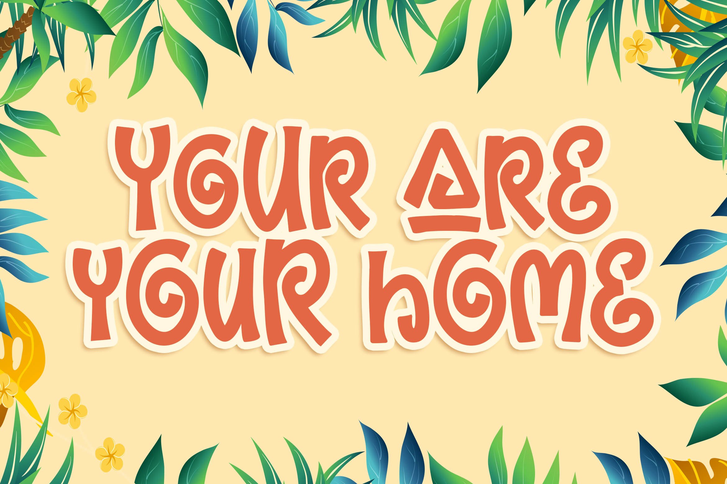 Aloha Dance a Quirky & Playful Font preview image.