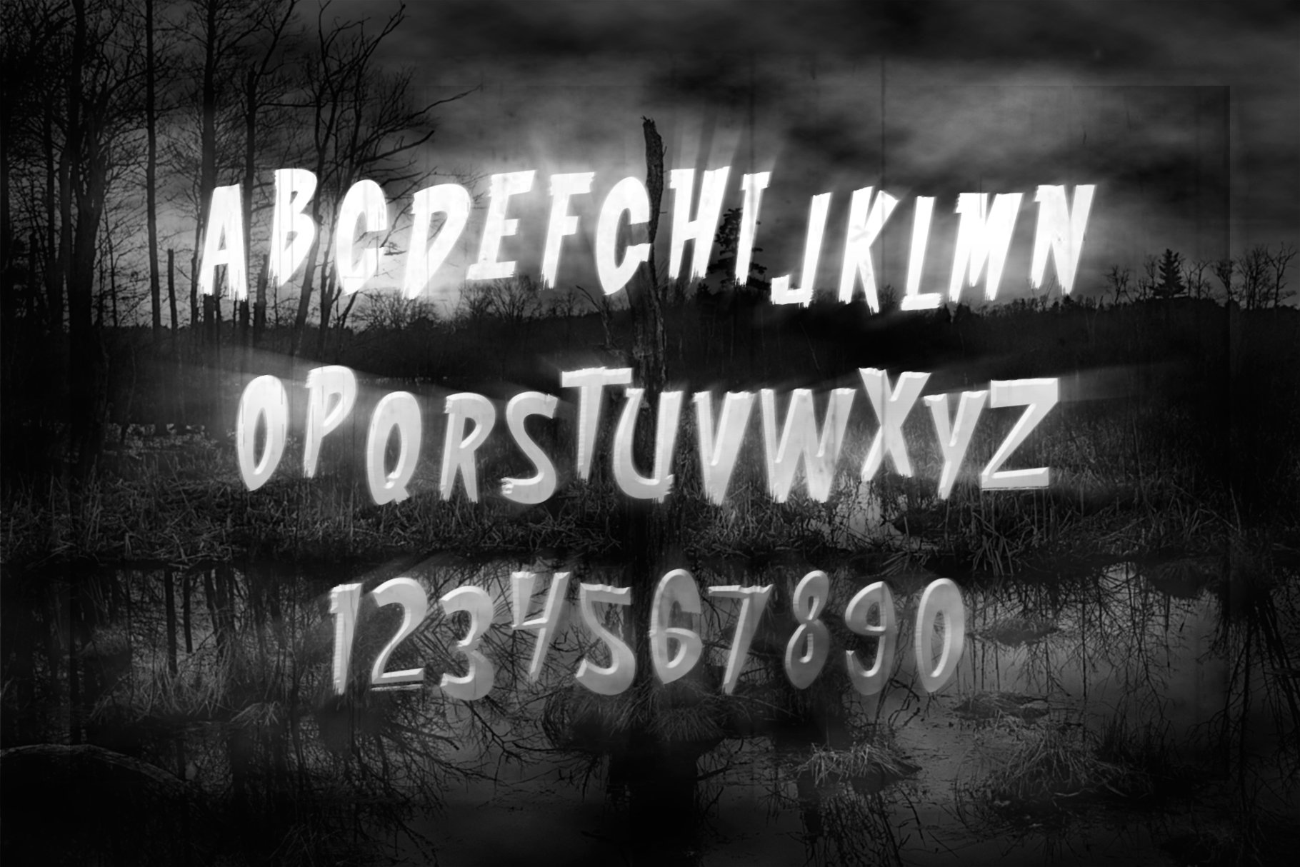 Karloff - Halloween Horror Font preview image.