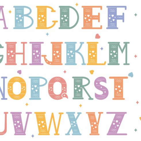 Alphabet boho svg, monogram svg cover image.