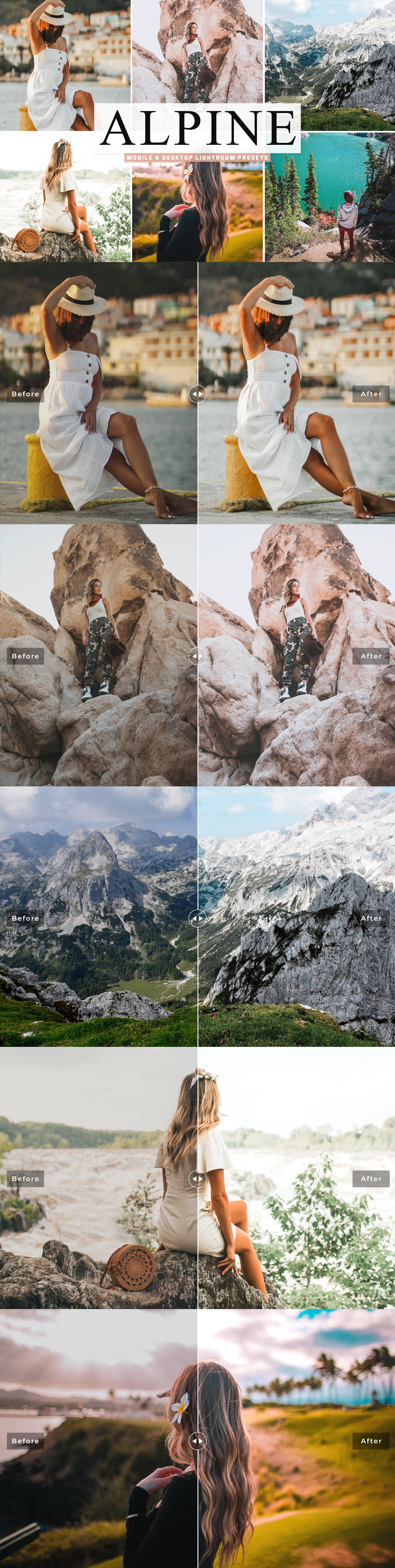 Alpine Lightroom Presets Packcover image.