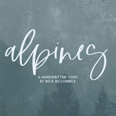 Alpines Script Font cover image.