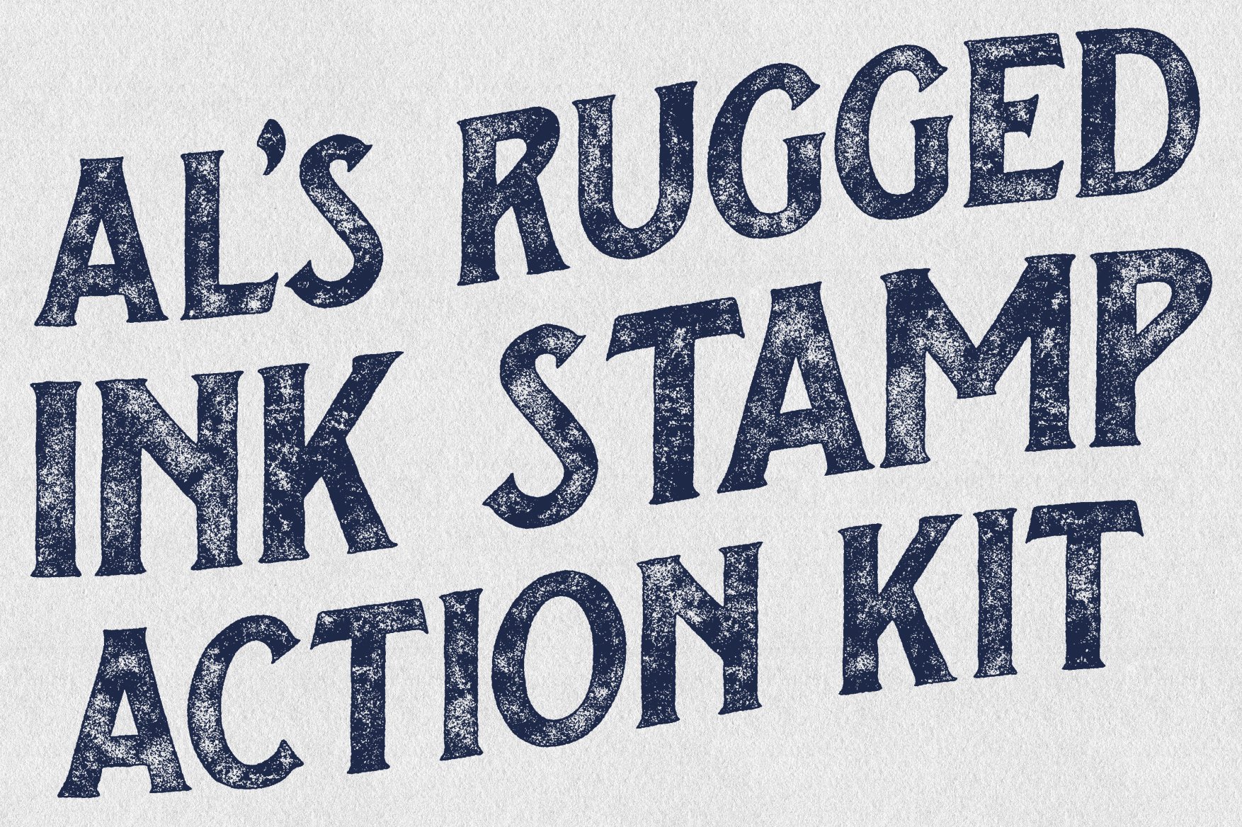 als rugged ink stamp action kit 04 375