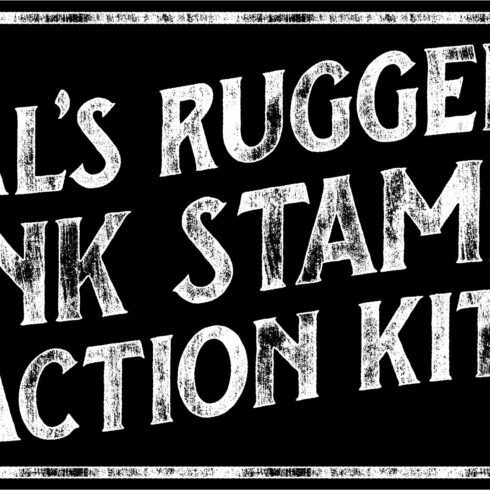 AL's Rugged Ink Stamp Action Kitcover image.