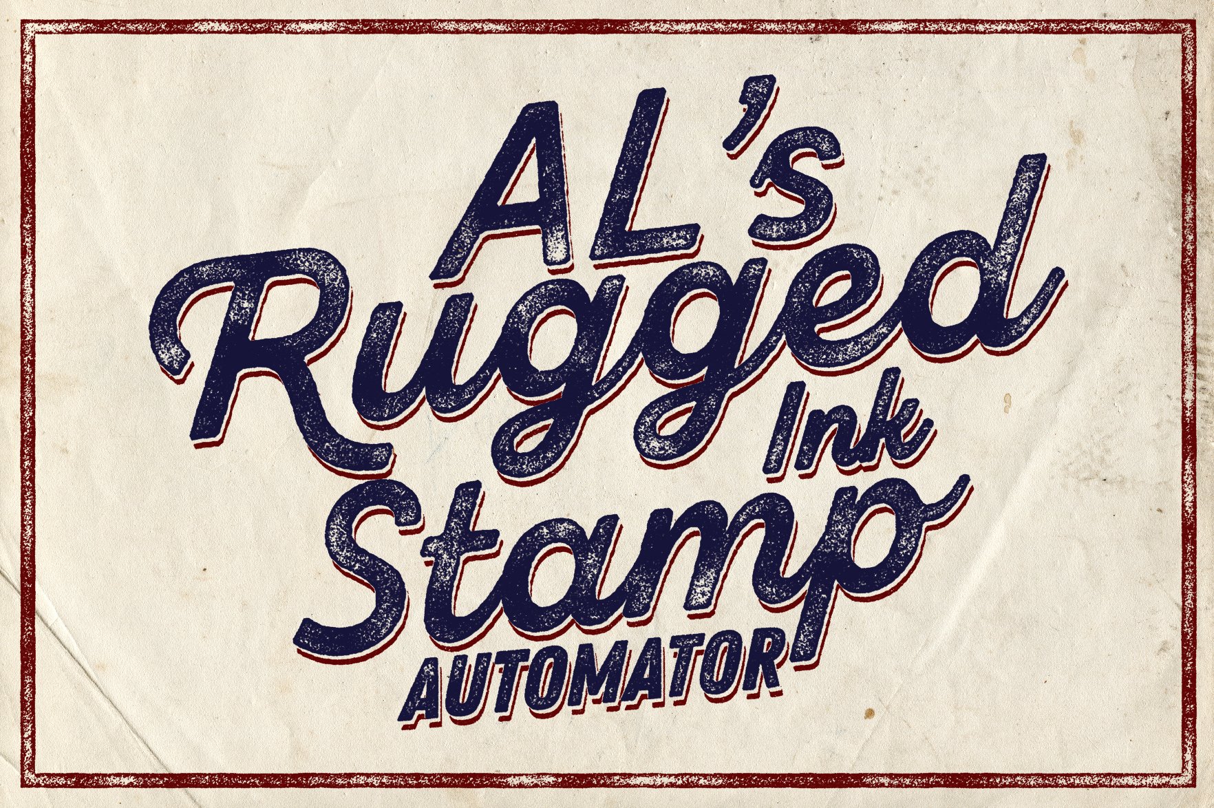 AL's Rugged Ink Stamp Automatorcover image.