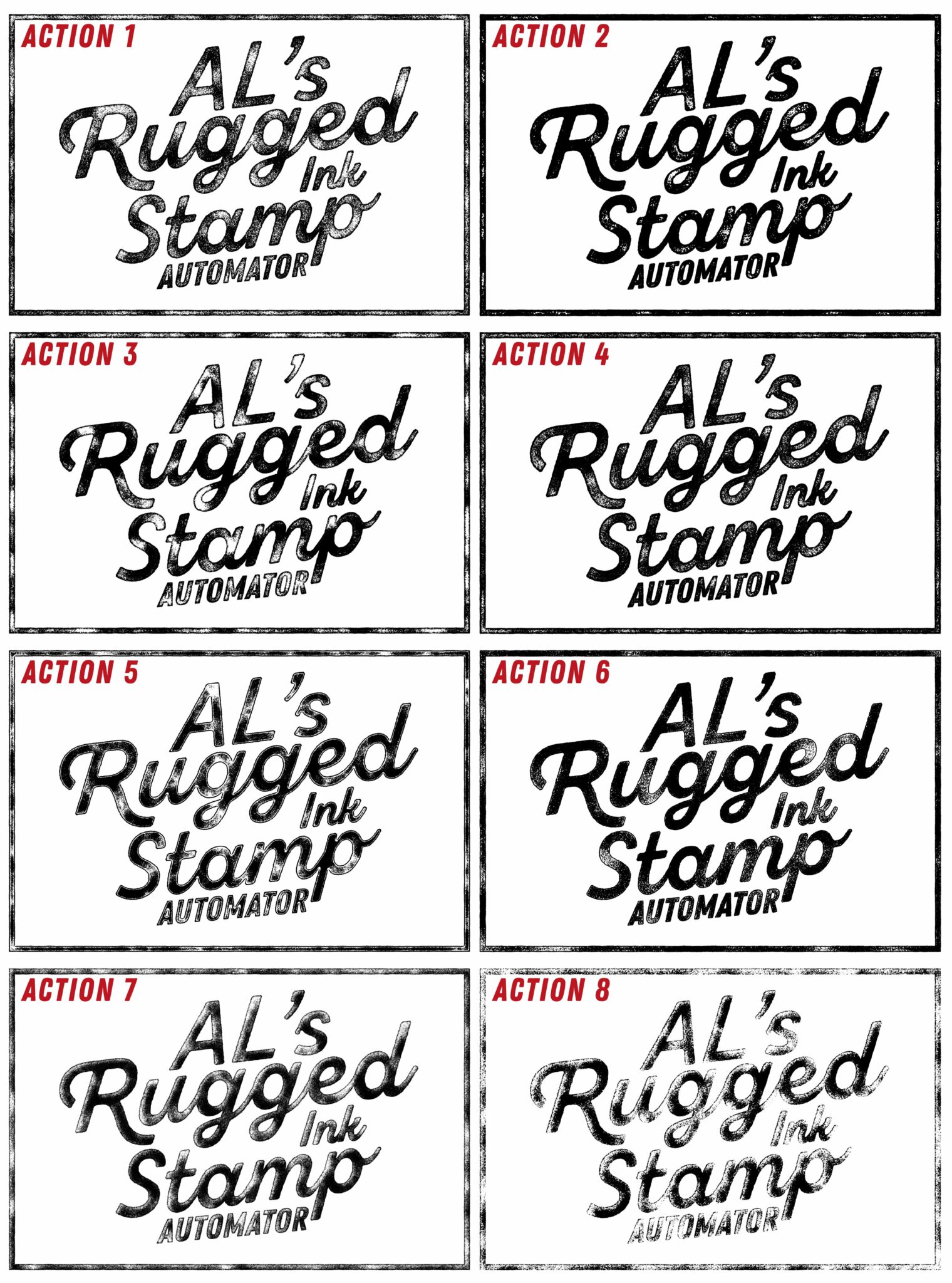 AL's Rugged Ink Stamp Automator MasterBundles