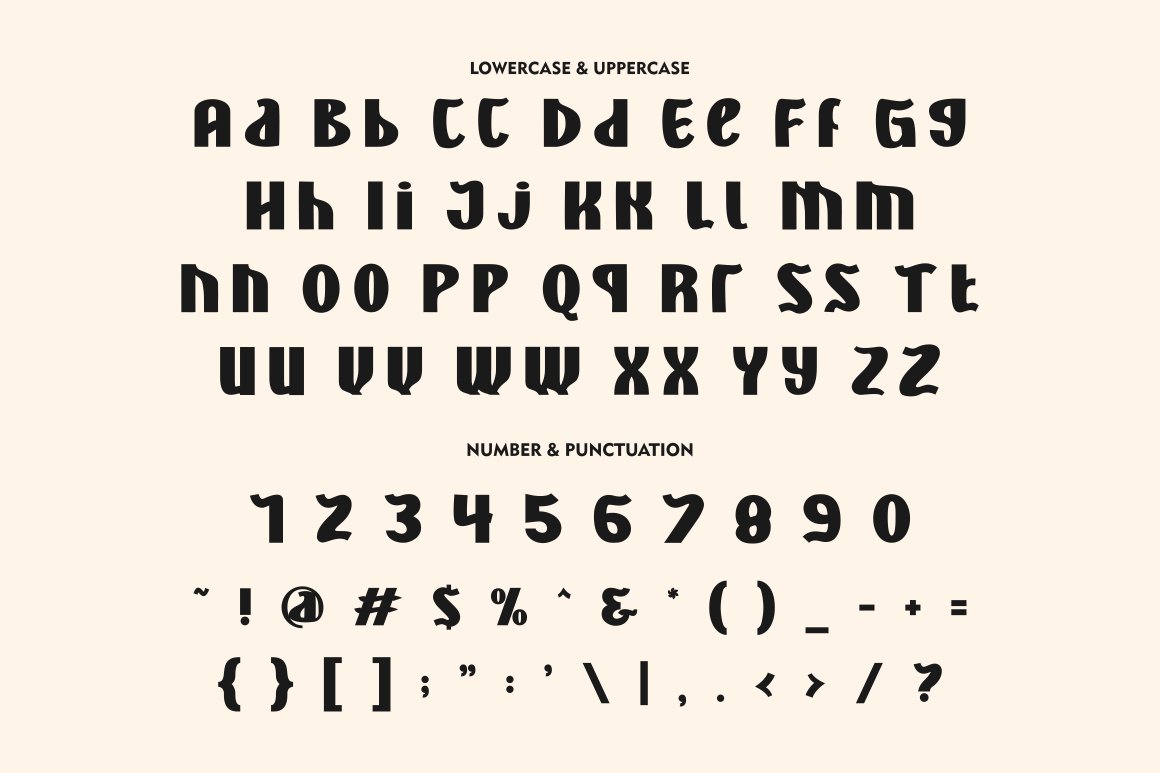 alternoon ligature display font 281129 154