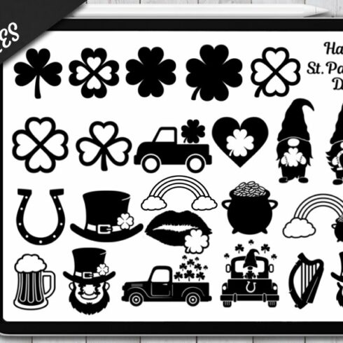 St Patrick Procreate Stamps Brushes.cover image.