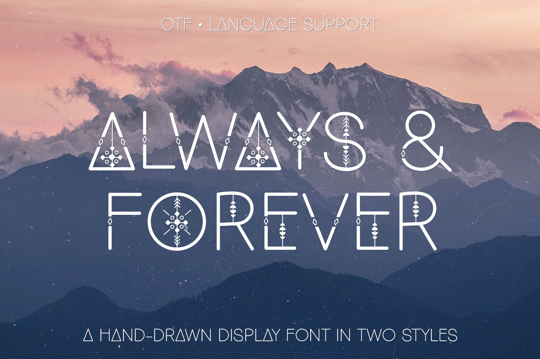 Always and Forever Font cover image.