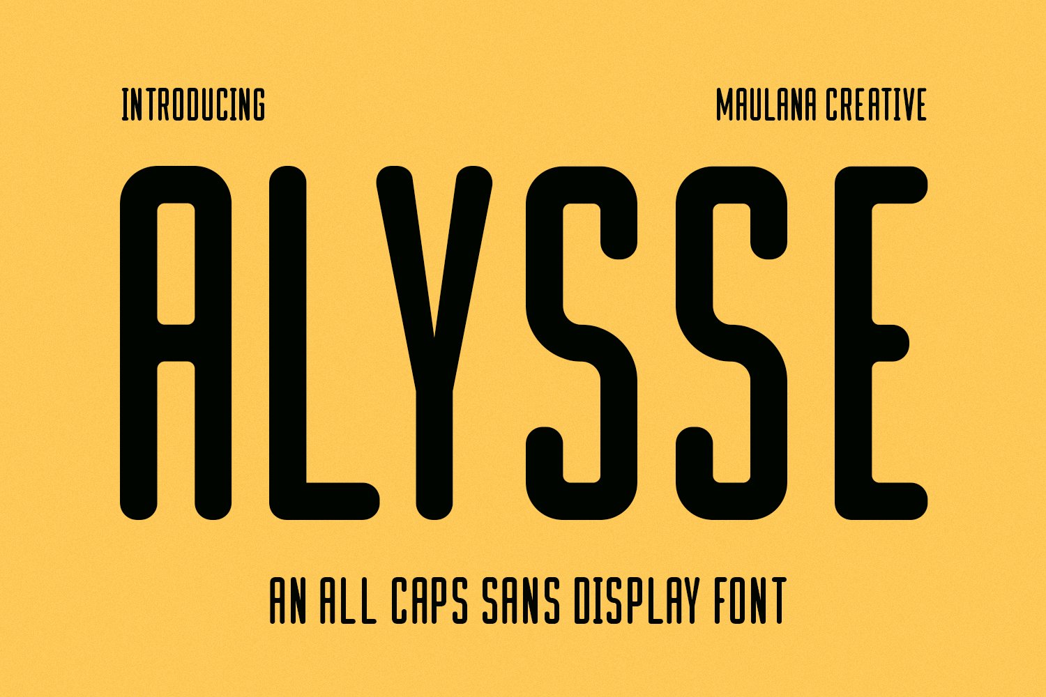 Alysse Sans Display Font cover image.