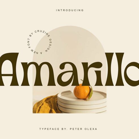 Amarillo - Modern Sans Font cover image.