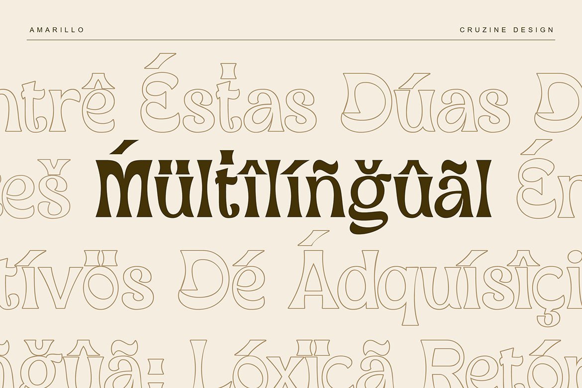 amarillo sans font cruzine 05 225