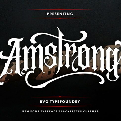 Amstrong Typeface cover image.